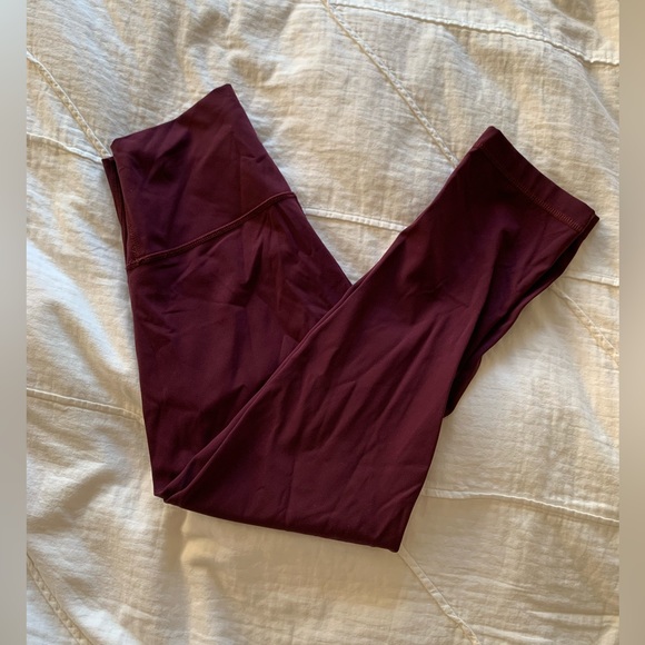 Lululemon Wunder Under Crop Dark Adobe - Size 4 - Picture 7 of 8